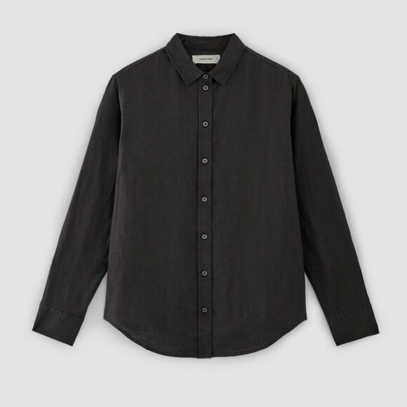 'The Must-Have Shirt' in Linen from Everlane - Black - Picture 4 of 9